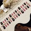 Tinta em Pó StarfallUnhas Quadradas Curtas Redondas UsáveisUnhas de Menina Doce Cool PicanteSuper Brilhantes Outono/Inverno Iluminador de Pele Contas de Vidro Olho de Gato Manicure