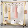 Arara de Roupas de Chão Quarto Monoposto Simples Varal de Varanda Cabideiro Móvel para Casacos e Chapéus Vela Excelente