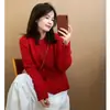 Cardigã suéter juvenil e estiloso em cores de doce para mulheres, estilo primavera e outono, versão coreana, casaco fino suave, cinza, tamanho único