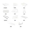 Armario Metálico Personalizado Ecológico Abierto Hogar Dormitorio Simple Colgador de Ropa Almacenamiento Vestidor Estante Combinación Juego Completo