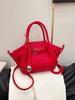 Bolsos de Gama Alta de Comercio Exterior para Mujer 2025 Nueva Moda Nicho Verano Bolso Bandolera de Hombro Único Popular Bolso Balde Plisado