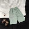 Pantalones de pana para niños de otoño, estilo nuevo para niños y niñas, pantalones rectos casuales retro, pantalones versátiles para bebé de primavera y otoño