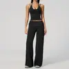 Conjunto de Yoga de Lunares Multicolor Europeo y Americano para Mujer, Pantalones Largos de Fitness con Cintura Plegable de Retazos, Pantalones Largos Deportivos para Correr para Mujer