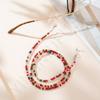 Popular Ins Europeo y Americano Cuentas de Arroz de Cristal de Colores Cadena para Gafas Moda Femenina Cadena Anticaída para Gafas Cuerda para Gafas