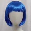 Em Estoque Anime Bobo Adereço de Cabeça Colorido Festa Halloween Carnaval Festa Fantasia Peruca Bobo