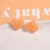 Pendientes de resina con forma de corazón de melocotón puntiagudo, accesorios para el cabello, horquillas, fundas para teléfono móvil, venta al por mayor, bonitos y coreanos que combinan con todo