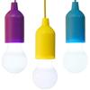 Luz LED Portátil de Exterior Colorida con Cordón de Tirar Estilo Retro para Tienda de Campaña Iluminación Bombilla de Luz Nocturna con Cordón de Tirar Blanca