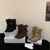 Botines cortos plisados de tacón grueso con hebilla de cinturón retro estilo coreano para mujer, novedad Otoño/Invierno 2026, puntera puntiaguda, versátiles botas de montar para mujer