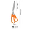 Tijeras para Cortar Tela y Coser en Casa, Tijeras Profesionales para Cortar Ropa, Tijeras Multifuncionales para Cortar Hilo, Tijeras Grandes Afiladas