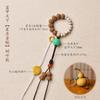 Cordón de calabaza trenzado a mano, tejido a mano, con asa antigua, accesorio de bricolaje, colgante con punta de dedo, accesorios de cuerda