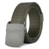 Nuevo Cinturón de Lona para Deportes al Aire Libre de Nailon Puro Casual de Secado Rápido para Pantalón Cinturón Táctico de Acero Plástico Cinturón de Nailon