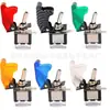 Interruptor Led Modificado para Coche Asw-07D Interruptor de Combate Interruptor de Carreras F1 con Cubierta Protectora 12V 20A