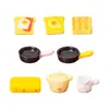 Série Criativa de Utensílios de Cozinha Miniatura, Casa de Bonecas Artificial, Casa de Brinquedo, Acessórios de Resina para Joias DIY
