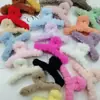 Pinza de Garra Grande de Peluche, Estilo Simple y de Alta Gama Otoño e Invierno, Pinza de Tiburón de Estilo Suave en la Parte Posterior de la Cabeza, Lote de Accesorios para el Cabello de Moda y Versátiles