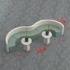 Área de recepção e descanso para discussões e recepção de clientes, com combinação irregular de sofá de lazer e mesa de centro para o departamento de vendas de treinamento.