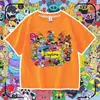 Camiseta de Manga Corta para Niños Poppy Playtime Verano Moderna Ligera 7