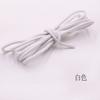 0,8-12mm Preto e Branco Multi-Fios Látex Papelaria Cordão Elástico Redondo Corda Elástica Atacado Brinquedo Alta Elasticidade Alta Elasticidade