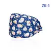 Gorro quirúrgico para mujer, gorro de algodón estampado, gorro para sala de operaciones de doctor, gorro de enfermera, gorro de luna, gorro para casa, gorro de chef tipo cúpula