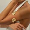 Pulsera Brazalete Nicho Transfronterizo Europeo y Americano Flor Viento Marino Estrella de Mar Sencilla Playa Viento Frío