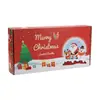 Venta al por mayor de fábrica Caja de regalo de Navidad transfronteriza, Lata de atmósfera festiva Vela de cera de soja perfumada Decoración