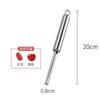 Descorazonador de espino de acero inoxidable, herramienta para descorazonar dátiles rojos, dispositivo para descorazonar manzanas, herramienta doméstica para quitar semillas de cerezas