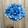 Hortensia artificial individual transfronteriza para decoración de bodas, decoración de arco de escenario de hotel, flores artificiales