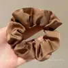 Scrunchie de cetim plissado estilo coreano para mulheres, novo modelo 2026, alta elasticidade, prendedor de cabelo durável, faixa de cabelo, acessório de cabelo elástico