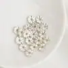 Relleno de Oro de 14K Color Duradero Cuadrado Retorcido Separador Redondo Engranaje de Flor Material para Abalorios Pulsera DIY Joyería