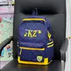 Mochila vintage nueva para mujer con letras bordadas, mochila de viaje sencilla para hombre, mochila escolar para estudiantes de secundaria y preparatoria, mochila de mujer