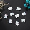Uñas DIY decorativas diamante plano oso lindo animal Cristal moca tridimensional gato diamante de vidrio plano mayoreo