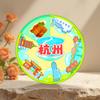 Adesivo de geladeira Hangzhou Cidade Zhejiang Turismo De Madeira Lago Oeste Adesivo de geladeira Ponto cênico Pagode Leifeng Wenchuang Lembrança Atacado
