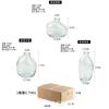 Vaso de Vidro Estilo Japonês Irregular Boca Pequena Decoração de Entrada Sala de Estar Água com Planta Verde Arranjo de Flores Decoração de Casa Atacado