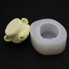 Adornos Decorativos Coreanos ins diy Cabeza de Oso de Parte Superior Plana Molde de Silicona para Velas Aromaterapia Gota de Pegamento Molde para Pastel de Chocolate