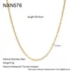 Bestseller transfronterizo: Collar colgante desmontable DIY bañado en oro con piedra natural y nácar, varios estilos de dijes, joyería de acero inoxidable