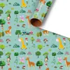 Papel de regalo navideño transfronterizo animal de dibujos animados DIYINS viento alto valor de color papel de regalo una generación de pelo
