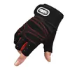 Fitness Masculino e Feminino Esportes Outdoor Levantamento de Peso Ciclismo Rosto Sorridente Proteção Solar Antiderrapante Respirável Meio Dedo Punho Longo Luvas Transfronteiriço