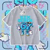 2026 Transfronteiriço Roubar um Cérebro Podre Cérebro Podre #67 Camiseta de Manga Curta para Meninos e Meninas Camiseta Básica Casual