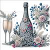Nuevo Pintura de Diamantes con Forma Irregular DIY Bestseller de Amazon Pintura de Diamantes Decorativa de Pedrería Fábrica Fuente Regalo de Navidad