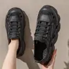 Zapatos perforados de primavera y verano, diseño de una sola pieza para parejas, calzado casual para exteriores, material EVA de cobertura total, suelas mullidas antideslizantes, que aumentan la altura