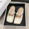 Baotou Pantufas Femininas Atacado Primavera Agasalho Novas Sandálias Francesas Suaves Preguiçosas Sem Cadarço Sapatos Mueller Rasos