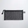 Bolsa de Arquivo de Malha para Escritório A4 Transparente de Nylon Respirável Bolsa para Documentos Estojo Transparente para Lápis Pasta Bolsa para Armazenamento Diversos