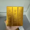 Cartón BlancoMétodo Antiguo Barras Pequeñas de Oro 12*3.2 Hecho a Mano Artesanía Especial Color Oro y Plata Caja Completa Venta al por Mayor 4000 Piezas