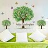 AY894 Venda Quente Decoração Criativa de Planta Árvore Verde Adesivos de Parede para Embelezar Quarto Sala de Estar Adesivos de Parede de PVC Removíveis Atacado