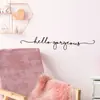 Pegatinas de pared con eslóganes cortos en inglés para dormitorio, sala de estar, pegatinas decorativas de pared, generación transfronteriza de AliExpress