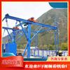 Carro de construcción de encofrado de muro anticolisión para tablero de puente, control remoto, barandilla de carretera, cesta colgante, carro de barandilla