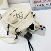 Bolsa pequena de lona para cachorro fofo vintage Harajuku japonesa, bolsa mensageira INS fresca para meninas da Coreia do Sul