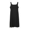 Serie de Ropa para Mujer Tallas Grandes: Vestidos de Lunares Largos y Cortos, Nuevo Estilo de Verano Vestido con Cuello Cuadrado y Cintura Ancha 232212