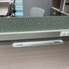 Mesa de conferência do escritório Linha Buraco Office Desktop Caixa de armazenamento Linha Buraco Computador Plástico retangular linha decorativa Tampa do furo