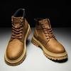 Botas Martin de caña alta nuevas de invierno 2026 para hombre, Zapatos casuales de cuero versátiles de moda con suela gruesa, Tenis estilo work, Zapatos de moda para hombre