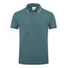 Camisa Polo de Manga Curta com Lapela Logo Bordado Personalizado Casual de Negócios Camisa Publicitária Roupa de Trabalho Roupa para Conferência Fabricante Estampa